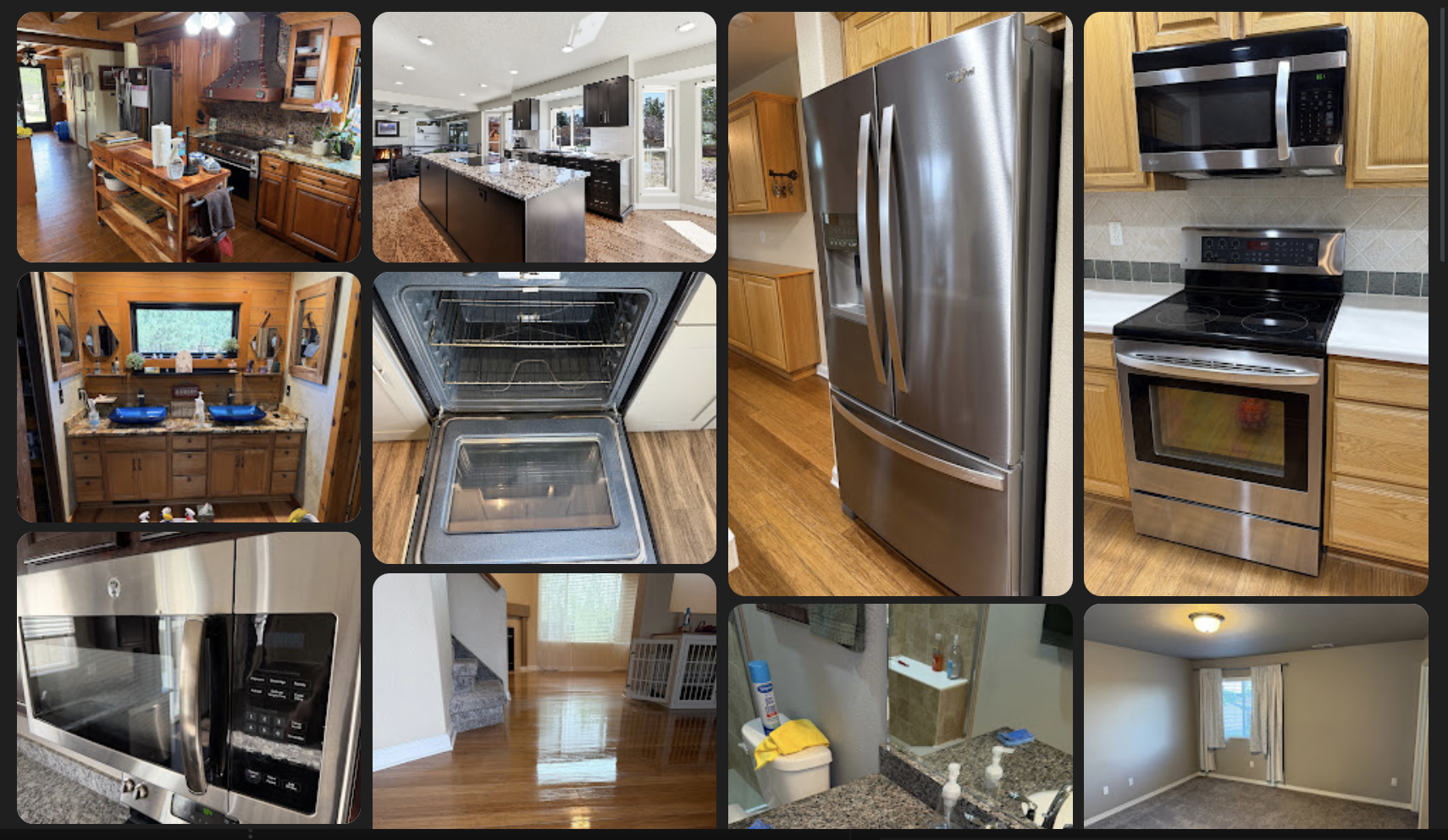 Professional house cleaning results by Always Sparkle Cleaners in Colorado Springs